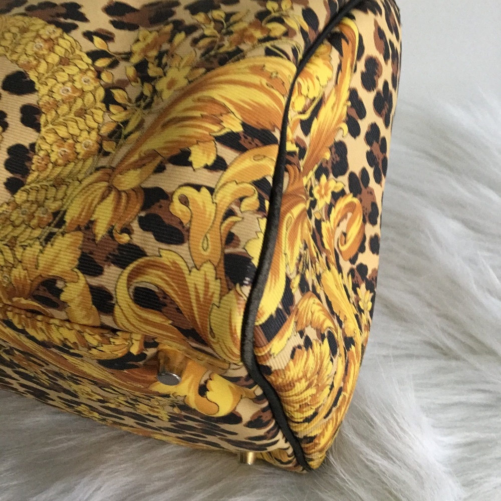 Authentic Vintage Baroque Leopard Versace Handbag - Picture 8 of 8
